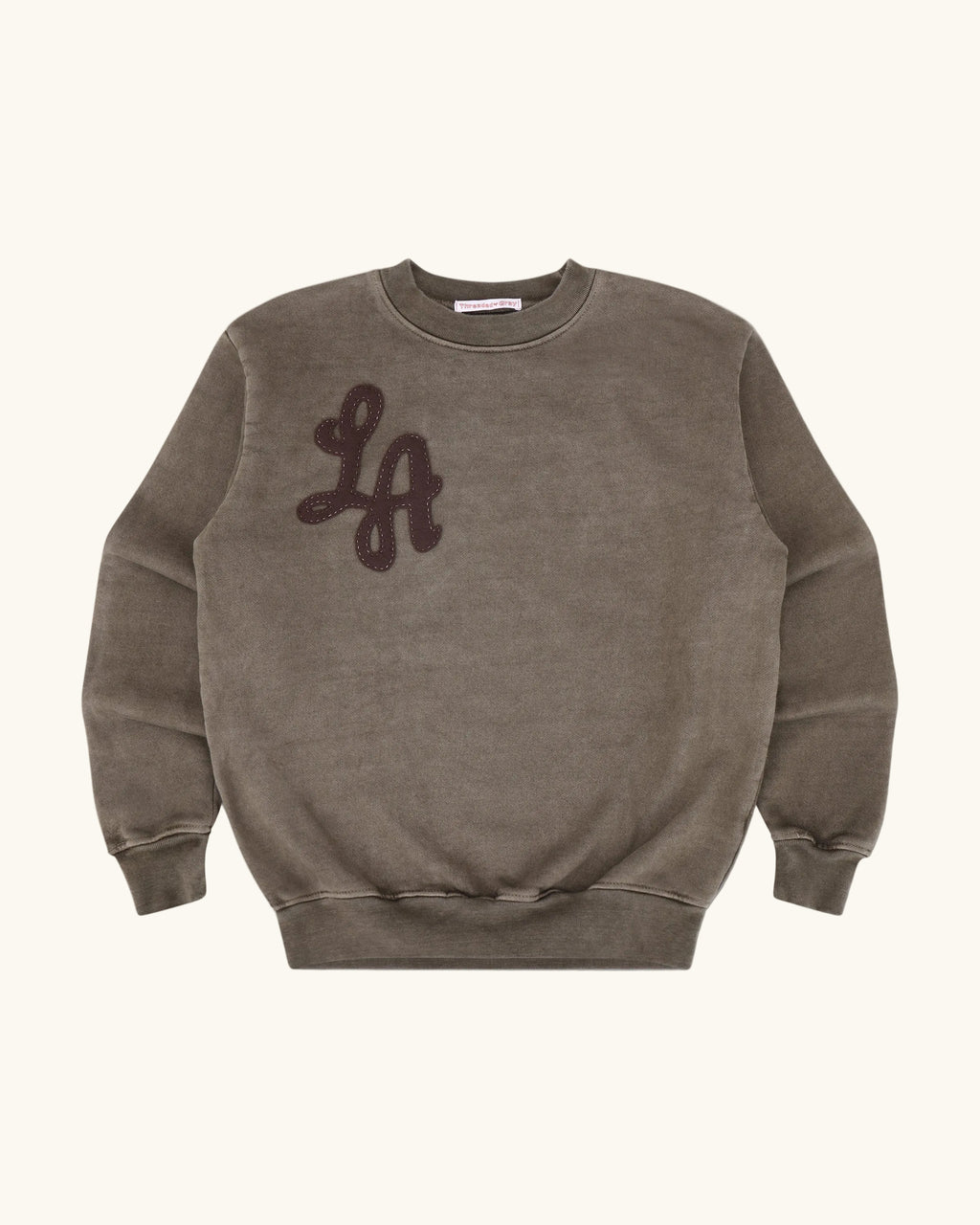 Brown LA Crewneck