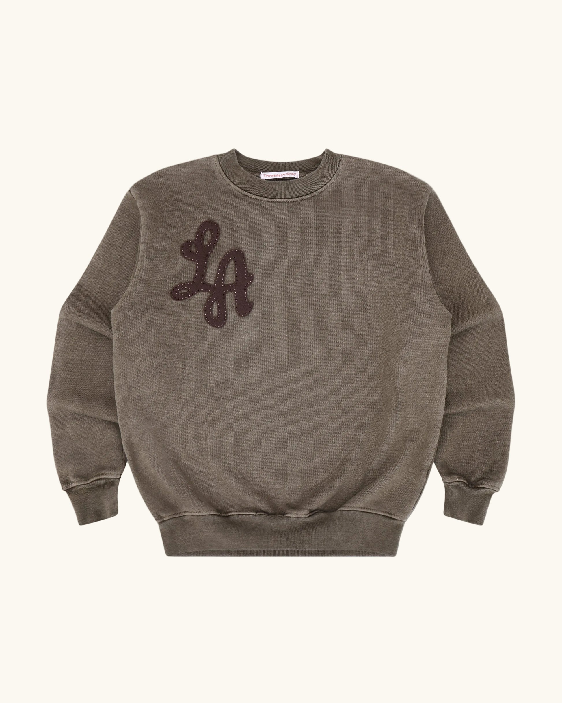 Brown LA Crewneck