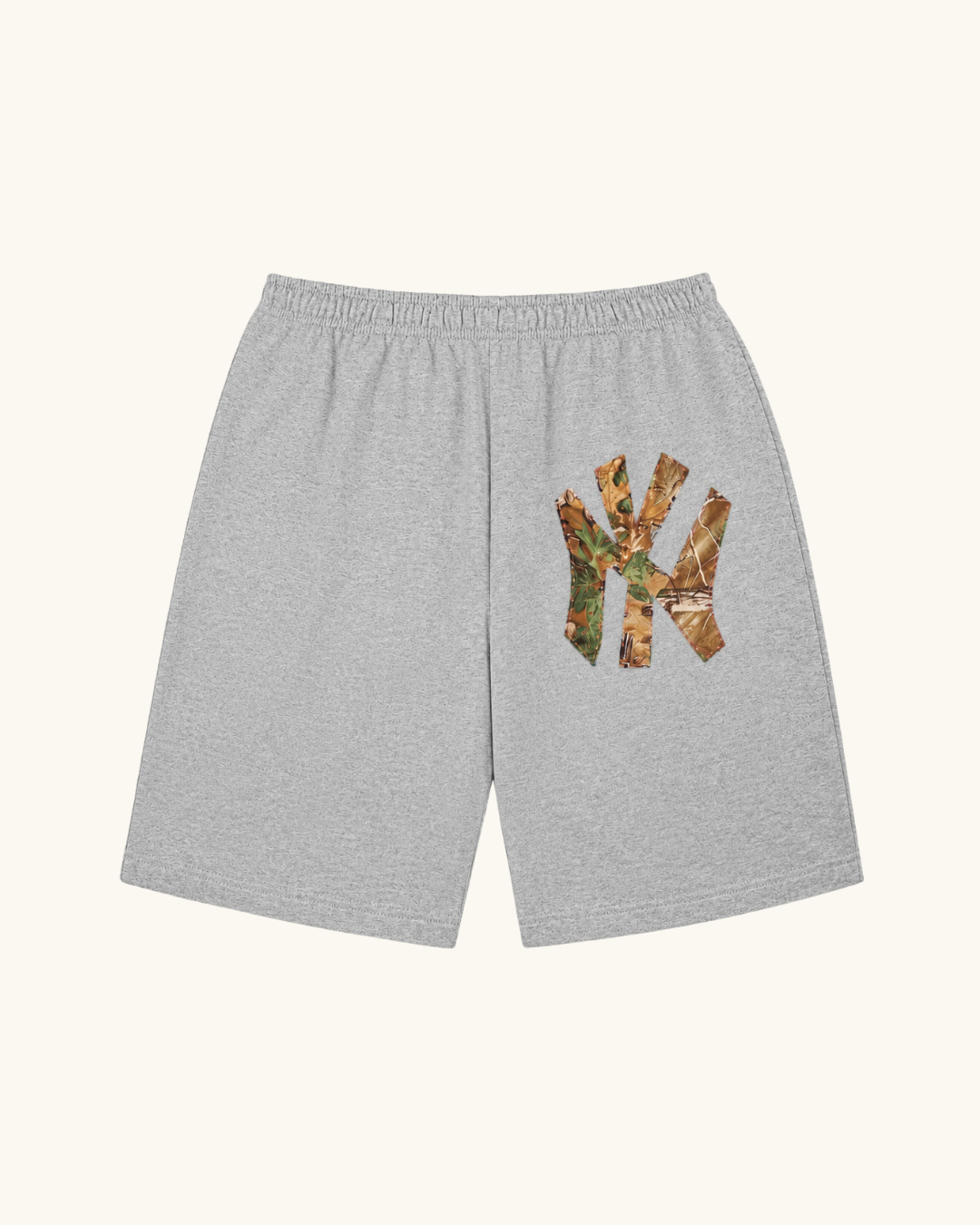 Light Gray NY Camo Sweat Shorts