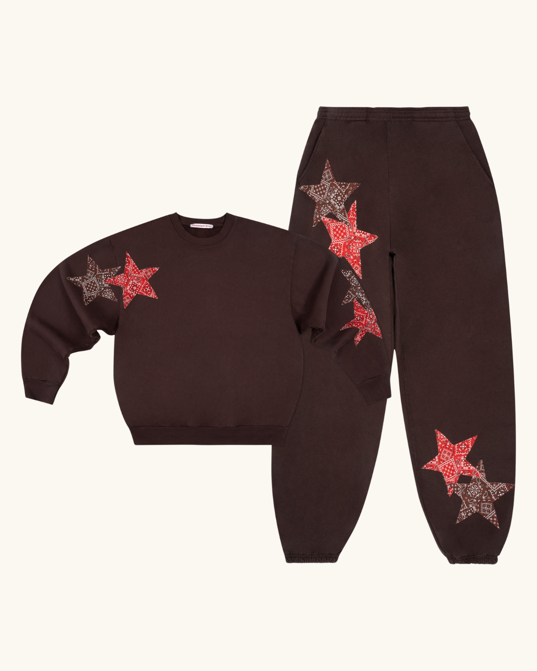 Brown & Red Bandana Star Set