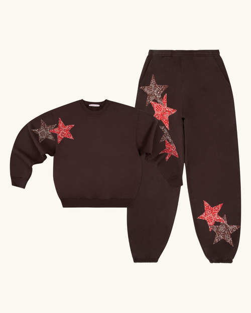 Brown & Red Bandana Star Set