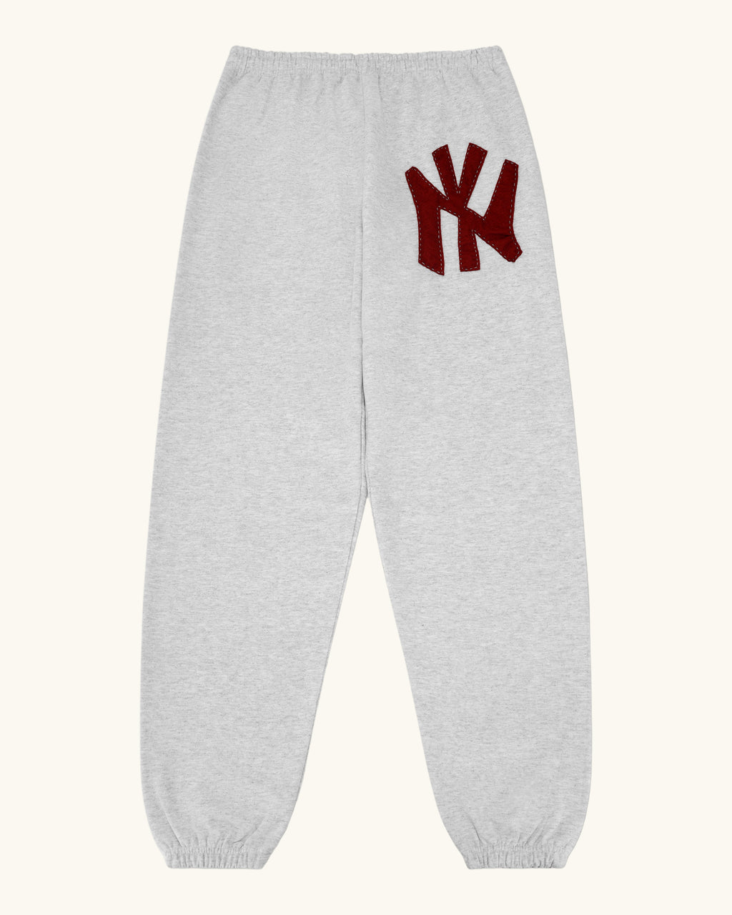 Light Gray and Maroon NY Sweat Set