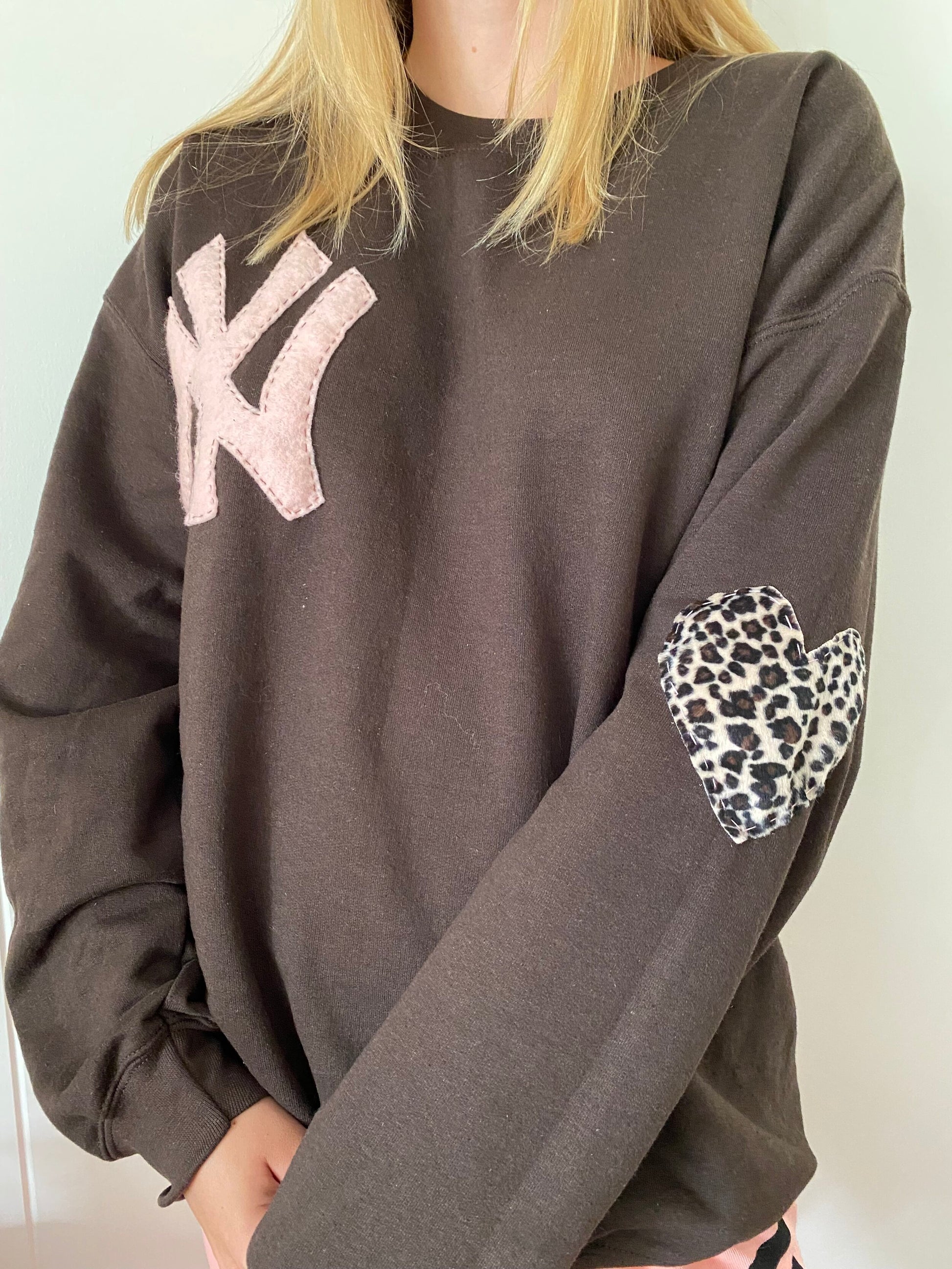 NY Brown Crewneck