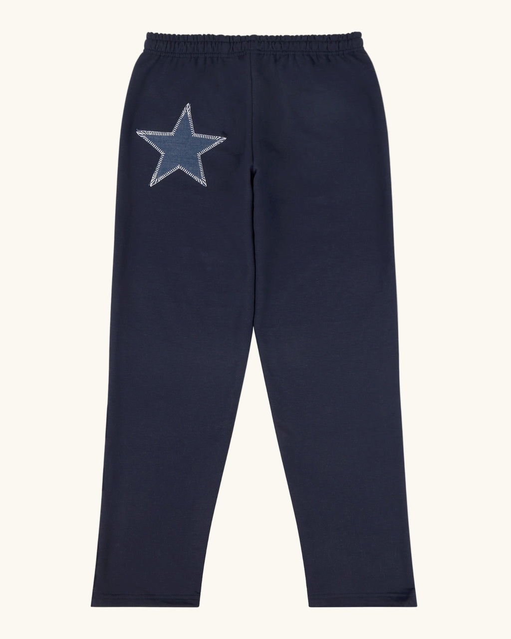 Navy Denim Star Zip Up Set