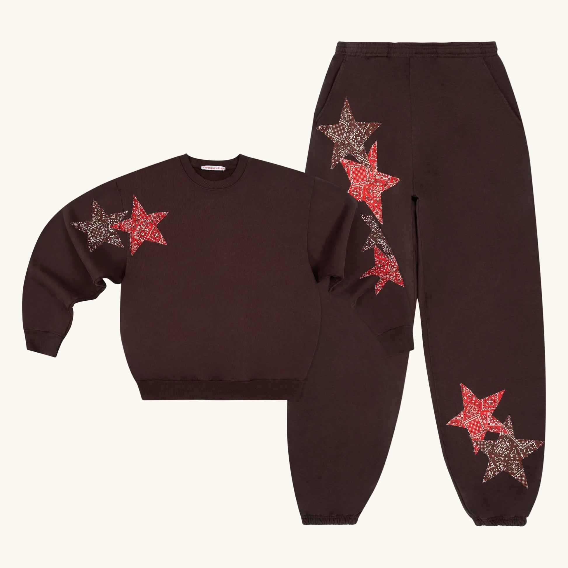 Brown & Red Bandana Star Set