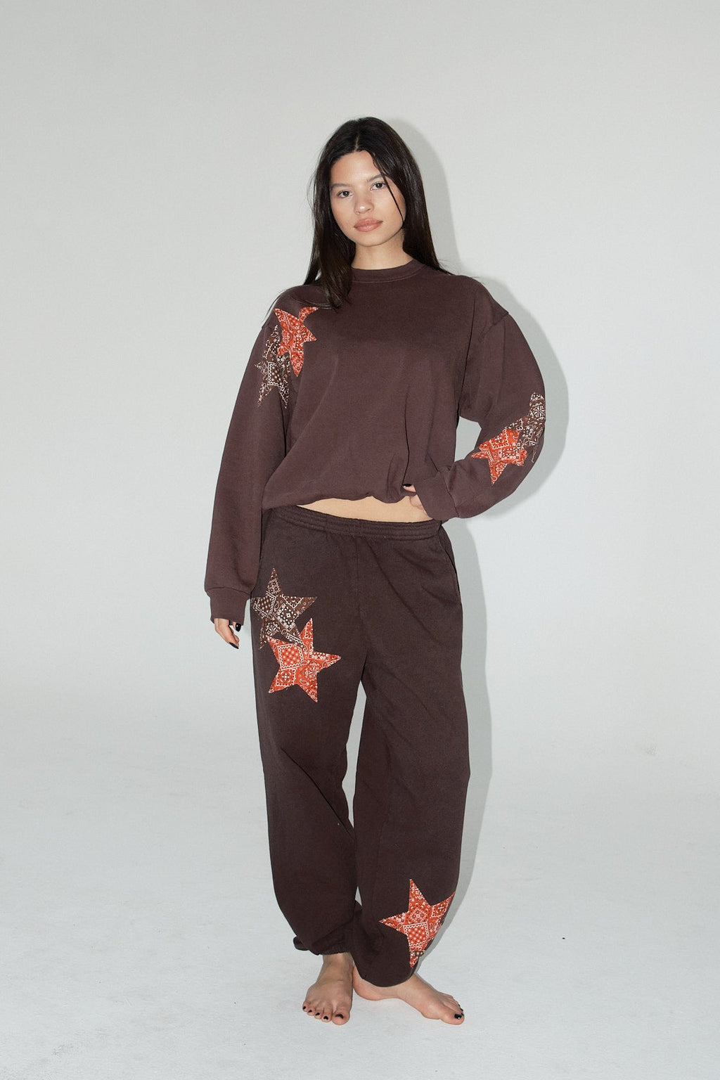 Brown & Red Bandana Star Set