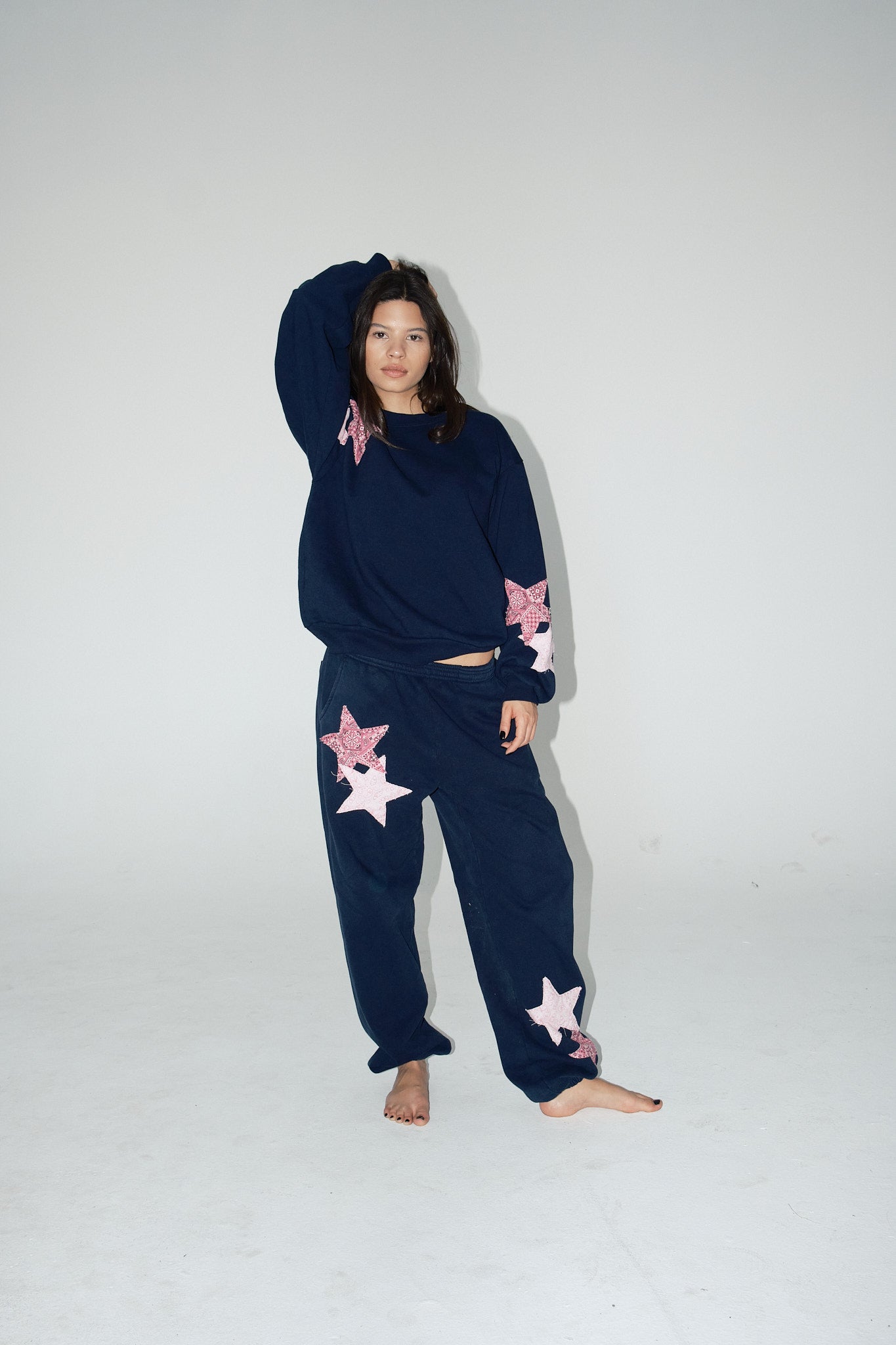 Navy & Pink Bandana Star Set