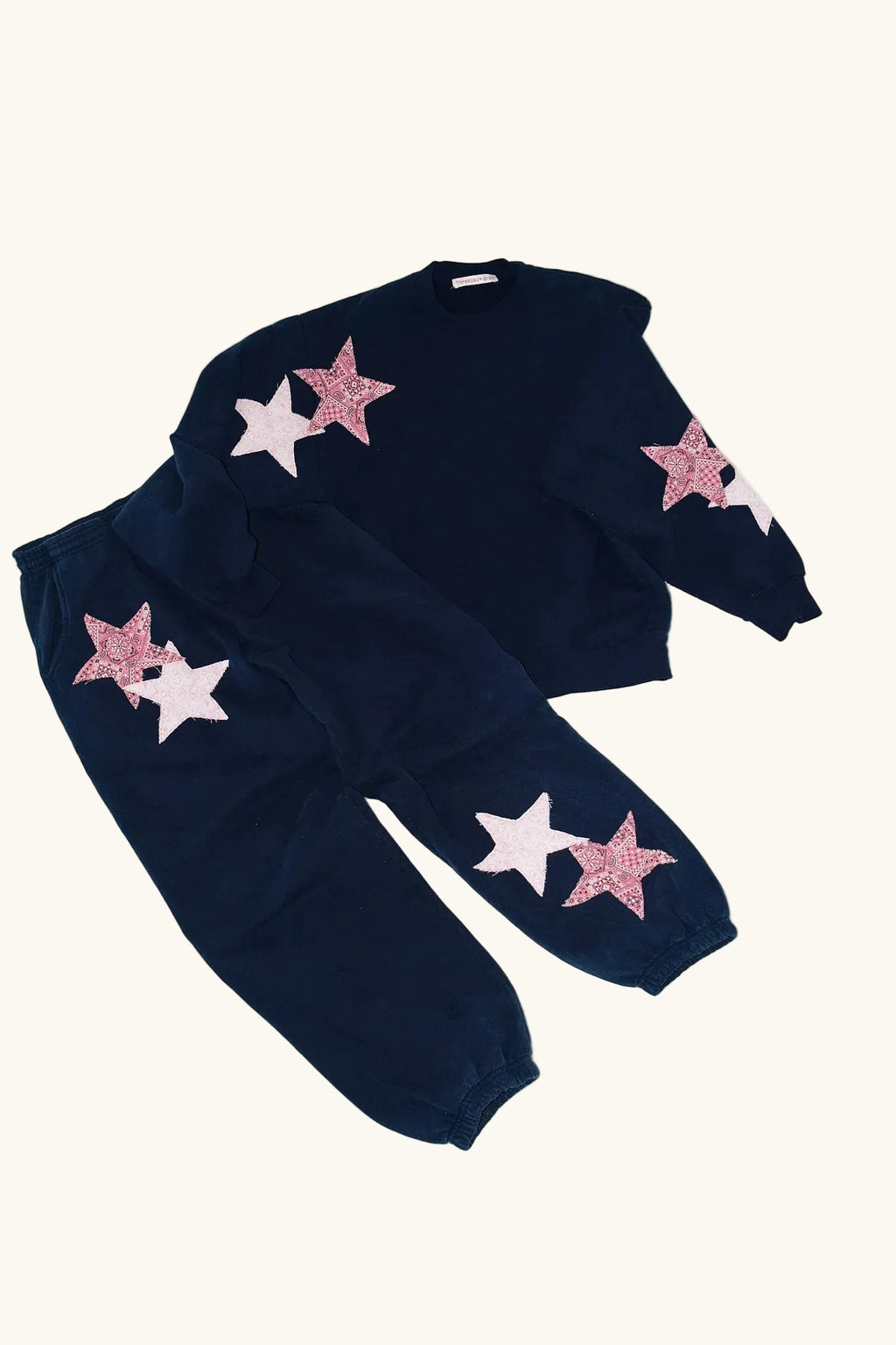 Navy & Pink Bandana Star Set