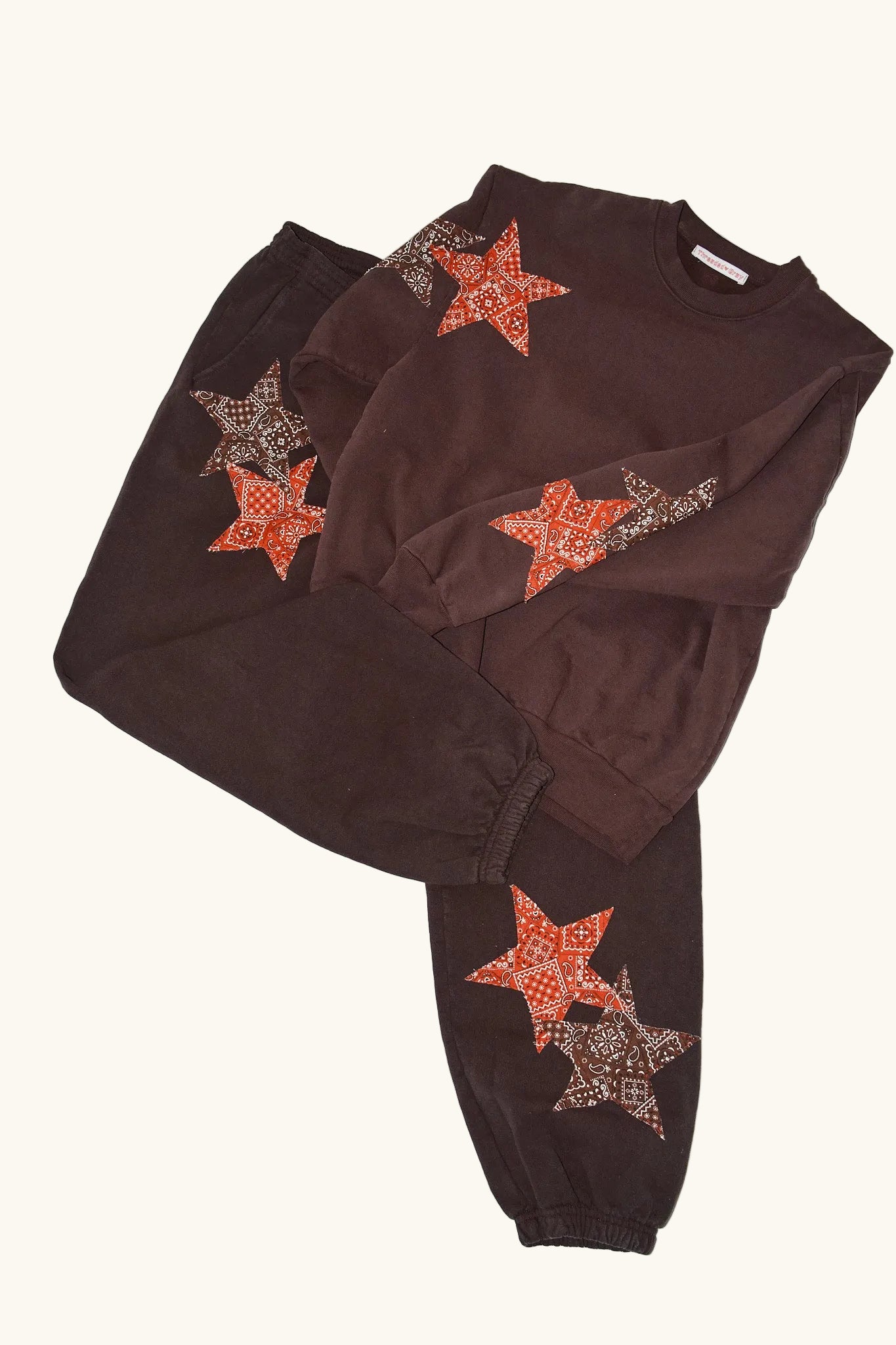 Brown & Red Bandana Star Set
